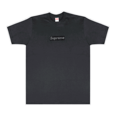 T-shirt Supreme Swarovski x Box Logo T-Shirt Sort | SS19T1 BLACK, 0