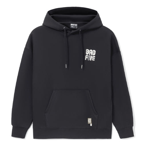 Sweatshirt Li-Ning BADFIVE Limited Series Loose Pullover Hoodie Sort | AWDS131-4