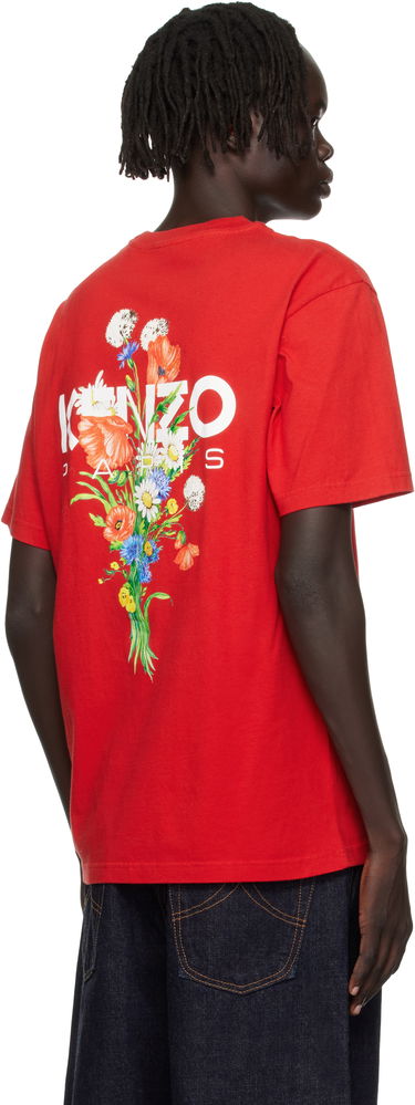 T-shirt KENZO Kenzo 'KENZO Archive Bouquet' T-Shirt Rød | FF65TS2604SG, 2