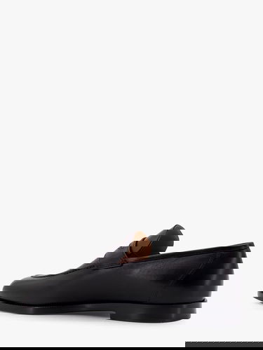 Sneakers og sko Loro Piana Black Leather Loafers Sort | FAP54288000, 2