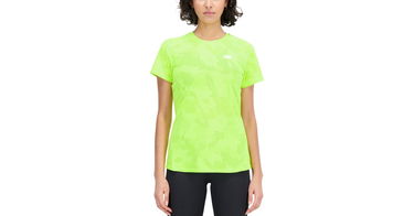 T-shirt New Balance Q Speed Grøn | wt33281-thw, 1