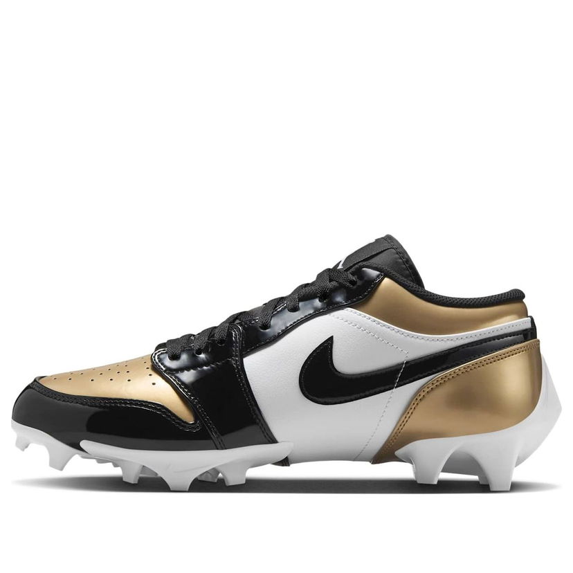 Tøj Jordan Jordan 1 Low TD Cleat 'Patent Gold Toe' Hvid | FJ6245-701