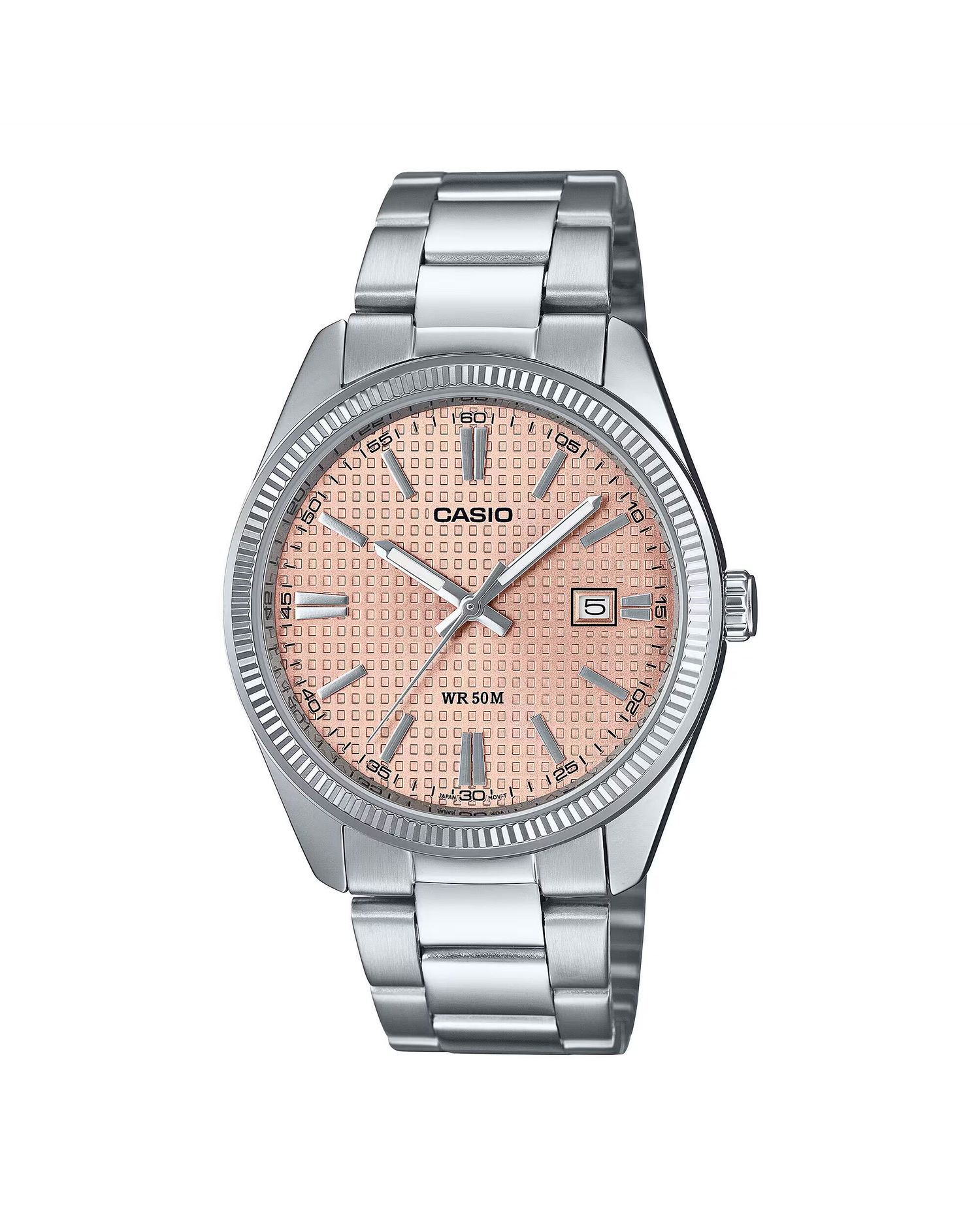 Ur CASIO Stainless Steel Watch With Light Pink Dial Metalisk | MTP-1302PE-4AVEF, 0