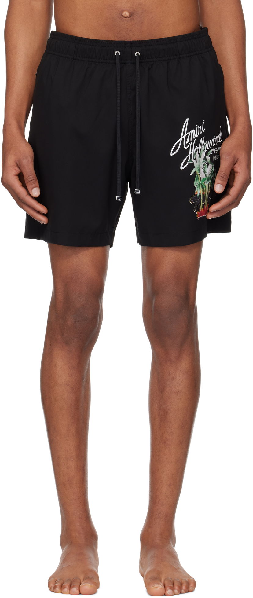 Badetøj AMIRI Amiri Hollywood Swim Shorts Sort | AMSWTK1033