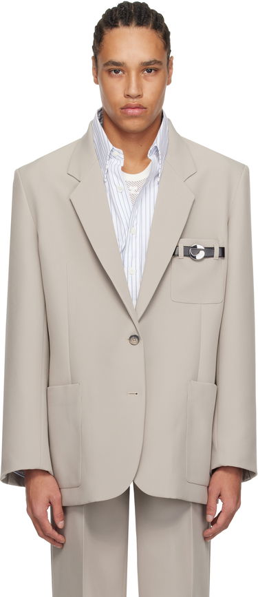 Jakke Coperni Coperni Tailored Blazer with Belted Pocket Beige | COPV69F3004MEN, 0
