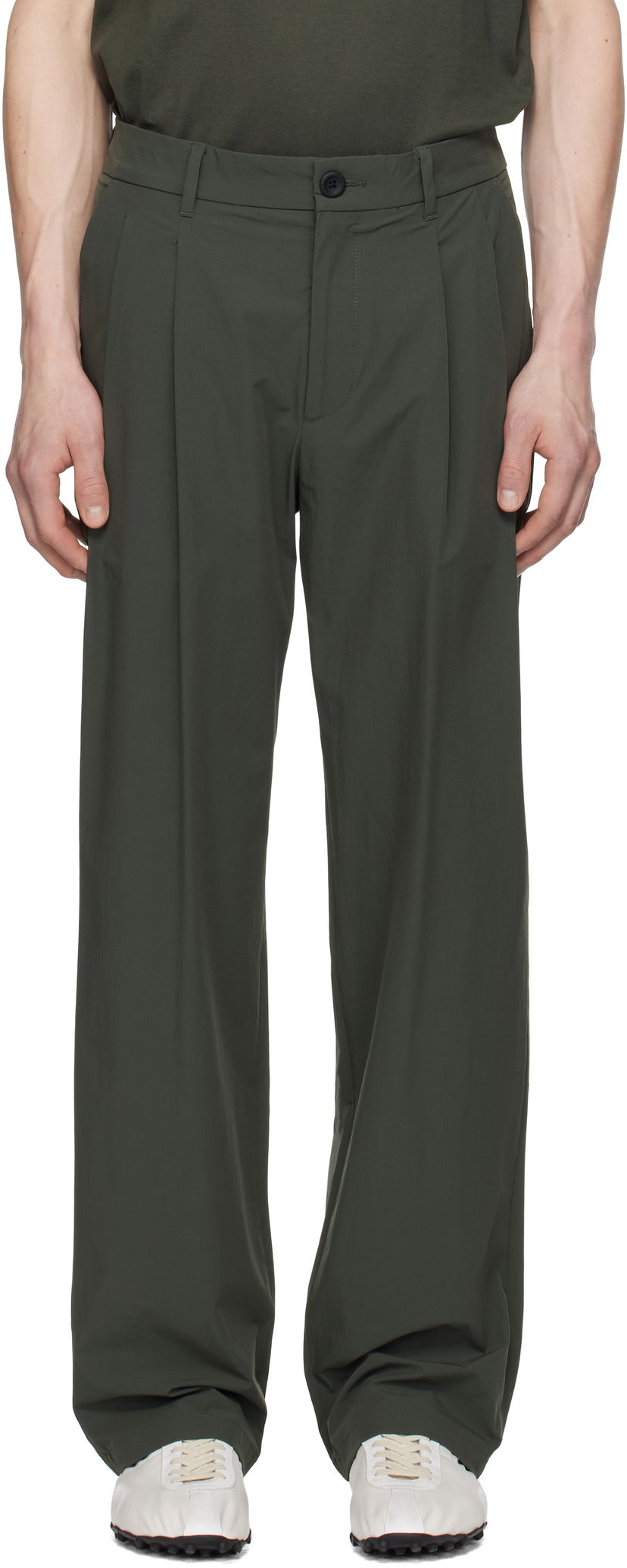 Bukser NORSE PROJECTS Norse Projects Benn Travel Light Trousers Grøn | N25-0418