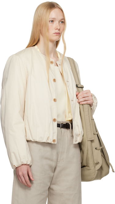 Bomberjakke LEMAIRE Lemaire Wadded Bomber Jacket Sort | OW1128 LF1207, 4
