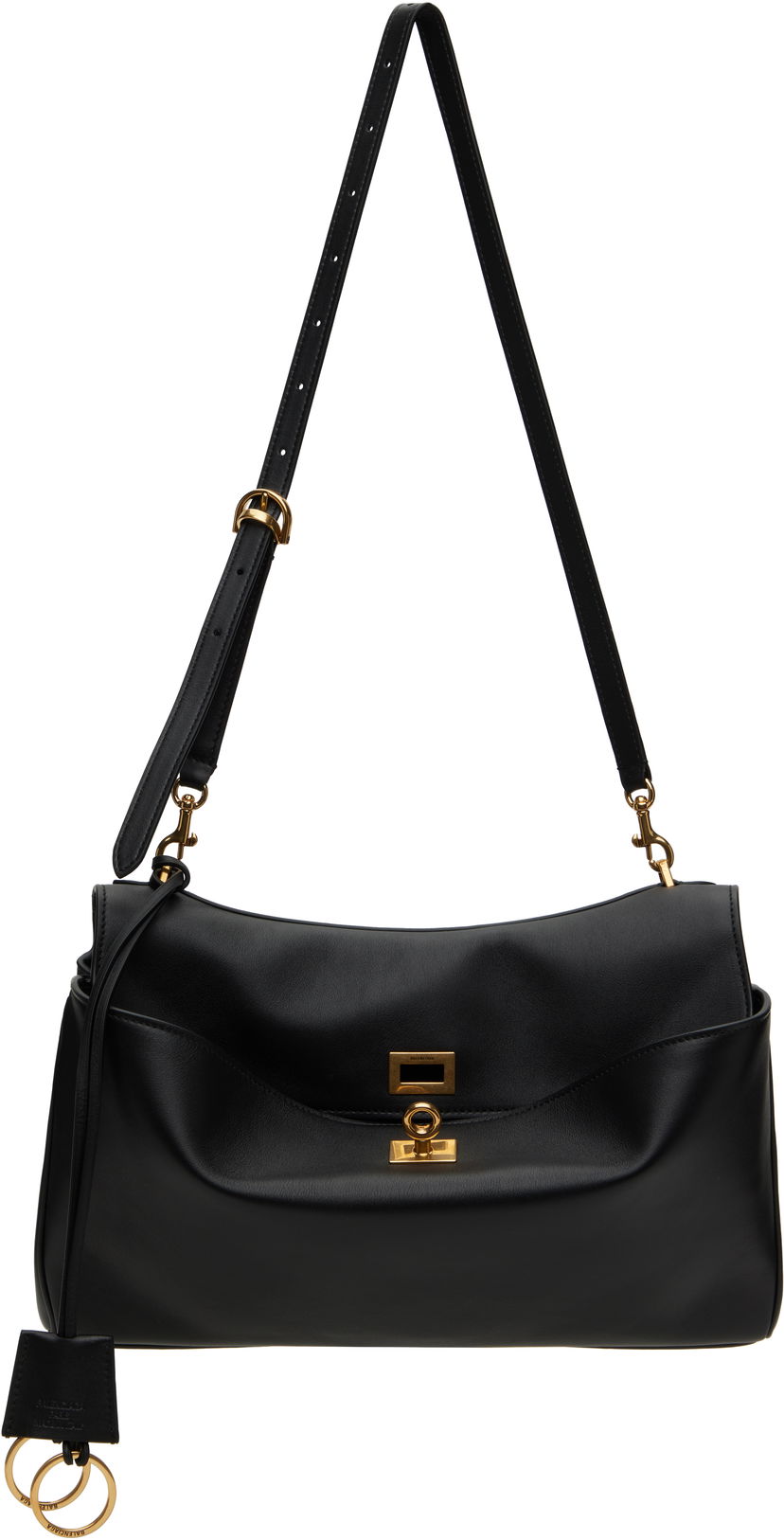 Skuldertaske Balenciaga Balenciaga Rodeo Shoulder Bag Sort | 821787 2AA4V