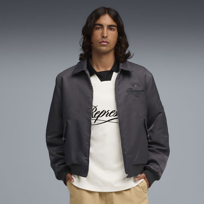 Bomberjakke Puma PUMA x REPRESENT Bomber Jacket Grå | 632539_97