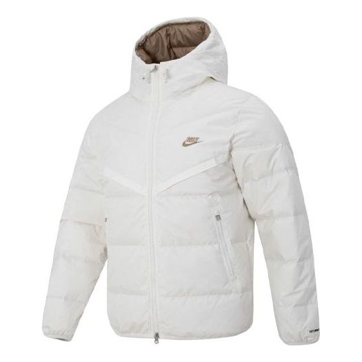 Puffer jakke Nike Sportswear Down Fill Windrunner Parka Jacket Hvid | FZ1103-133