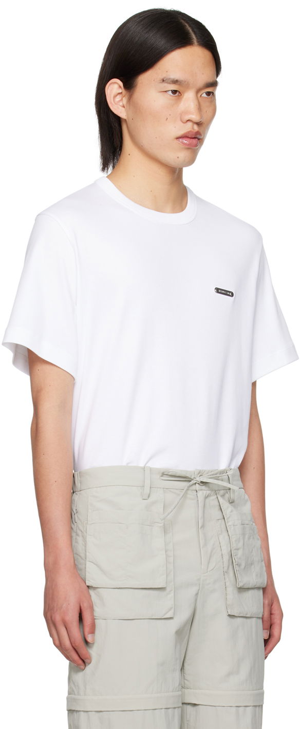 T-shirt Helmut Lang Plaque T-Shirt Hvid | O04HM598, 1