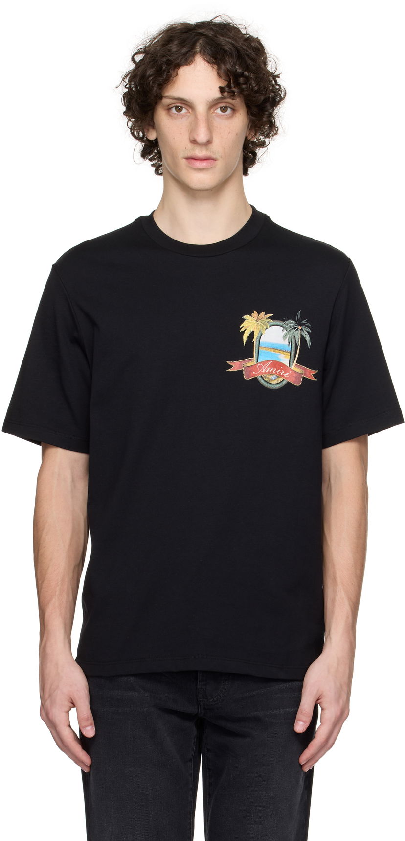 T-shirt AMIRI AMIRI MA Paradise T-Shirt Sort | AMJYTE1217