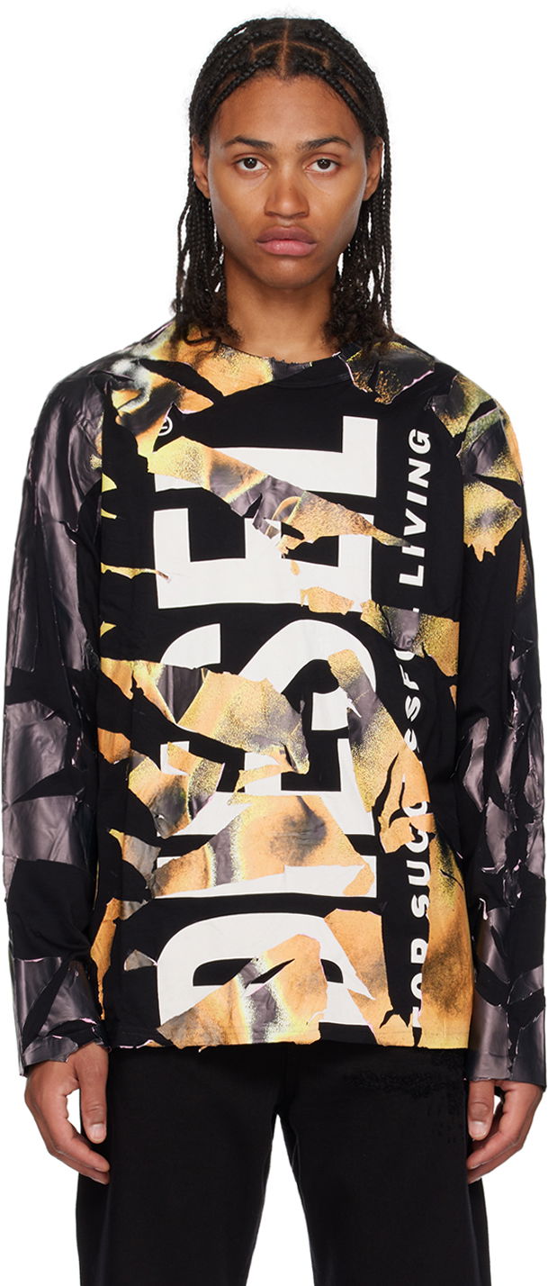 T-shirt Diesel T-Crave T-Shirt Sort | A119620ALAM9XXA, 0