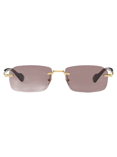 Solbriller Gucci Rectangular Sunglasses Beige | GG1221S-002