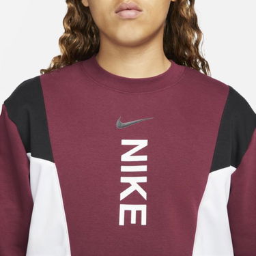 Sweatshirt Nike Sportswear Hybrid Fleece Sweatshirt Bourgogne | DV2329-638, 3