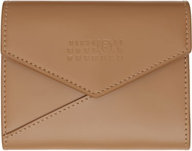 Tegnebog Maison Margiela MM6 Maison Margiela Leather Flap Wallet Brun | SA5UI0010 P7183, 0