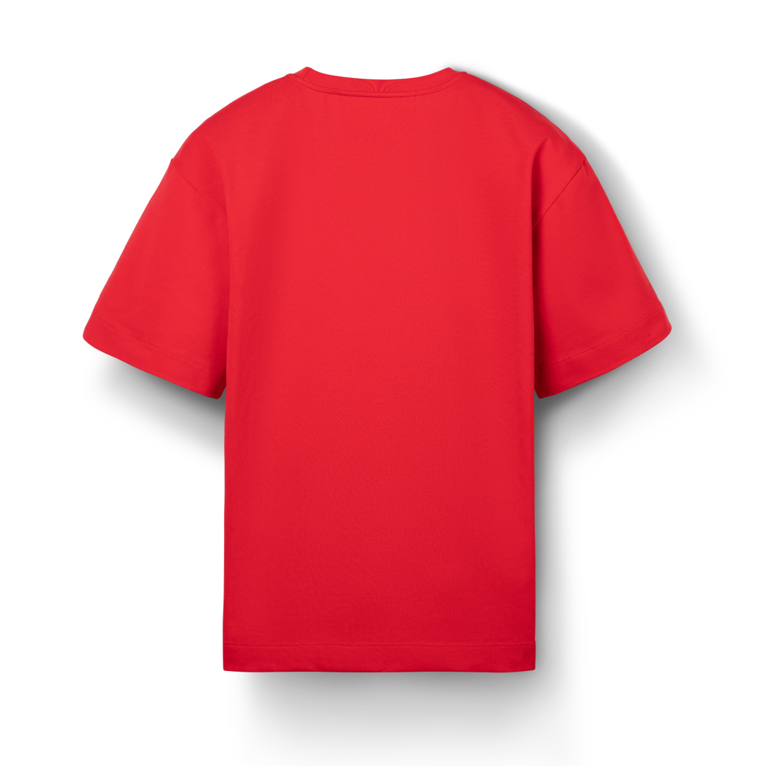 T-shirt Vasky Botas Oversize Red Rød | A-1244-014, 1