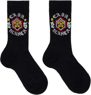 Sokker Casablanca Emblem Socks Sort | A-AW25-ACC-010-05, 0