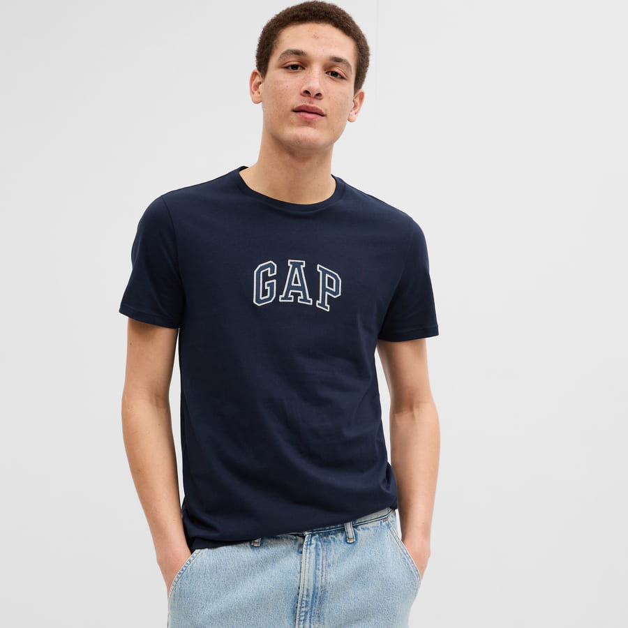 T-shirt GAP New Arch Tee Mørkeblå | 570044-03, 0