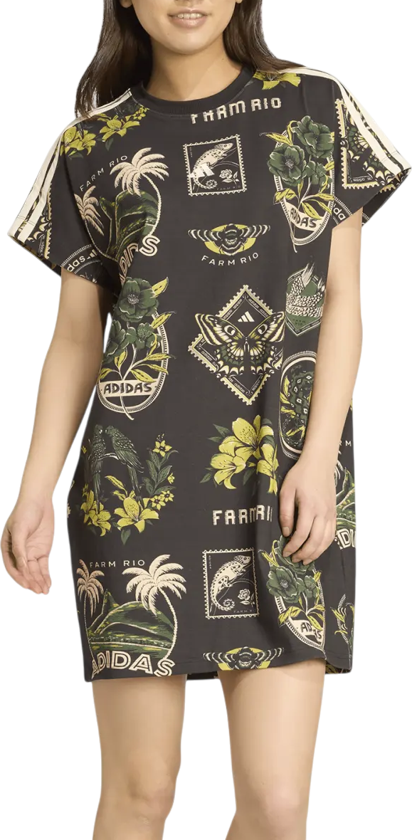 Kjole adidas Originals adidas Farm Women's T-Shirt Dress Sort | jl7004, 1