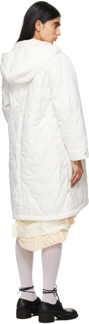 Puffer jakke Comme des Garçons Comme Des Garcons Quilted Hooded Coat Hvid | TN-O013-051, 2