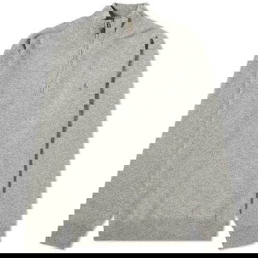 Sweater Polo by Ralph Lauren Lambswool Half Zip Crewneck Grå | 710876756009, 0