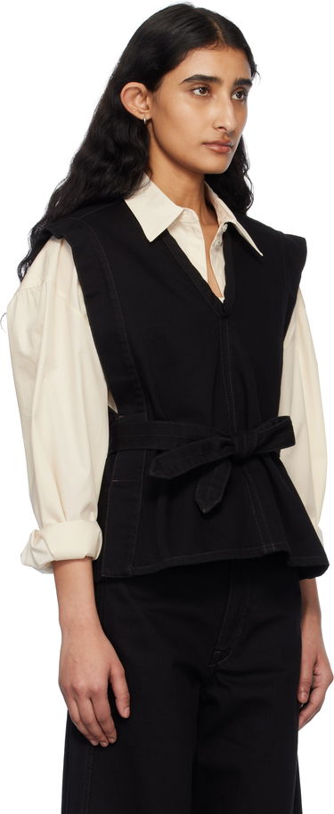 Vest LEMAIRE Lemaire Chasuble Denim Vest Sort | TO1227 LD1004, 1