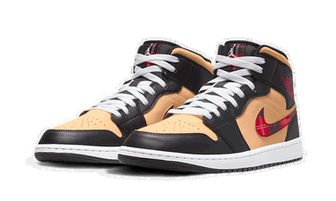 Sneakers og sko Jordan Air 1 Mid “Tartan Swoosh” Beige | DZ5329-001, 4