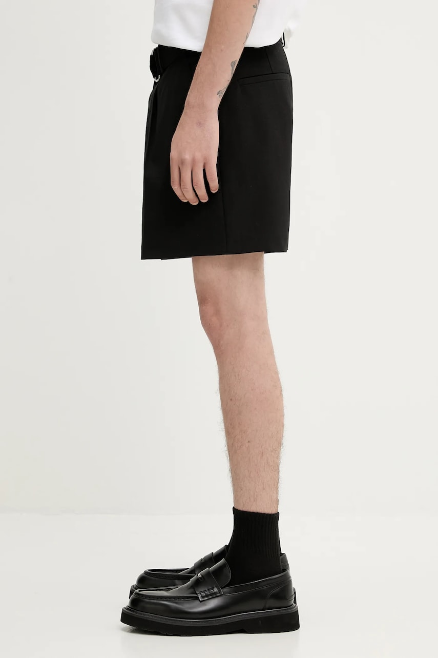 Shorts Nanushka Nanushka Ollie Wool Blend Shorts Sort | NM25SSST12699, 1