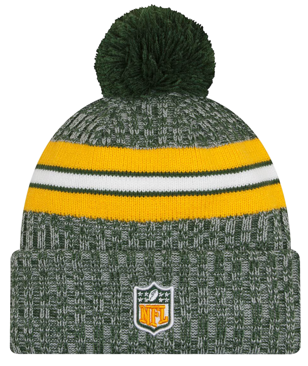 Beanie New Era Green Bay Packers Knit Beanie with Cuff Grøn | 60407596-60407596, 1