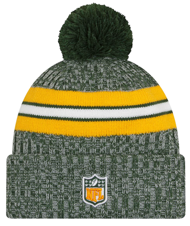 Beanie New Era Green Bay Packers Knit Beanie with Cuff Grøn | 60407596-60407596, 1
