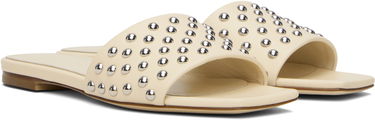 Tilbehør Aeyde Aeyde Anna Studded Leather Sandals Beige | A11-FS-BRNS08FL185-SS25-100-007, 3