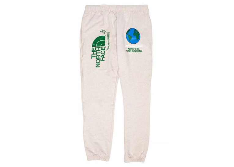 Joggingbukser The North Face x Online Ceramics Regrind Beige | TNF-237 WHT