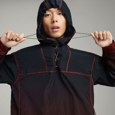 Vindjakke Puma Lightweight PUMA x ARIES Hooded Jacket Rød | 629493_52, 4