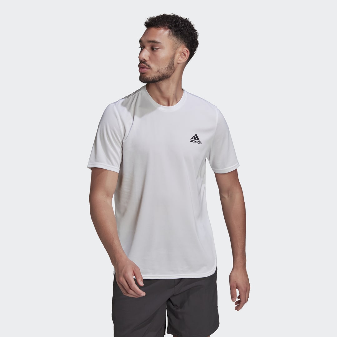 T-shirt adidas Originals AEROREADY Designed for Movement Grå | HF7215, 0