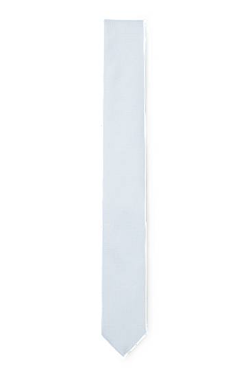 Bælter BOSS Micro-Pattern Jacquard Tie Blå | 50540110, 0