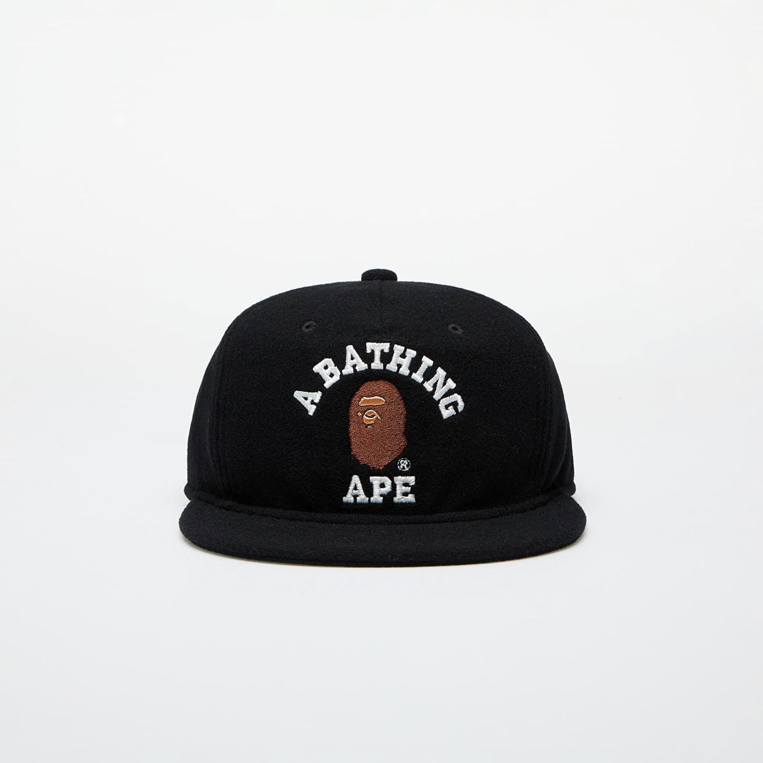 Kasket BAPE College Wool Cap Sort | 001CPK801001M BLK, 0