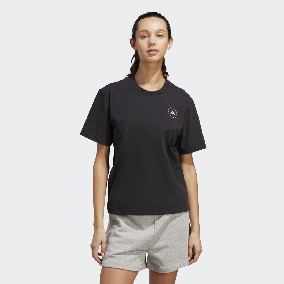 T-shirt adidas Originals by Stella McCartney TrueCasuals Regular Sportswear Sort | HR9170, 0