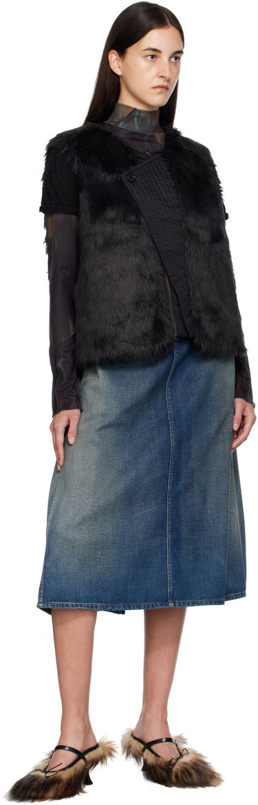 Vest Andersson Bell Andersson Bell Reversible Faux-Fur Vest Sort | awa723u, 4