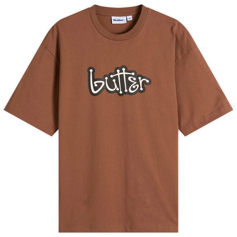 T-shirt Butter Goods Connection T-Shirt, Size Large Brun | BG253102-BRN
