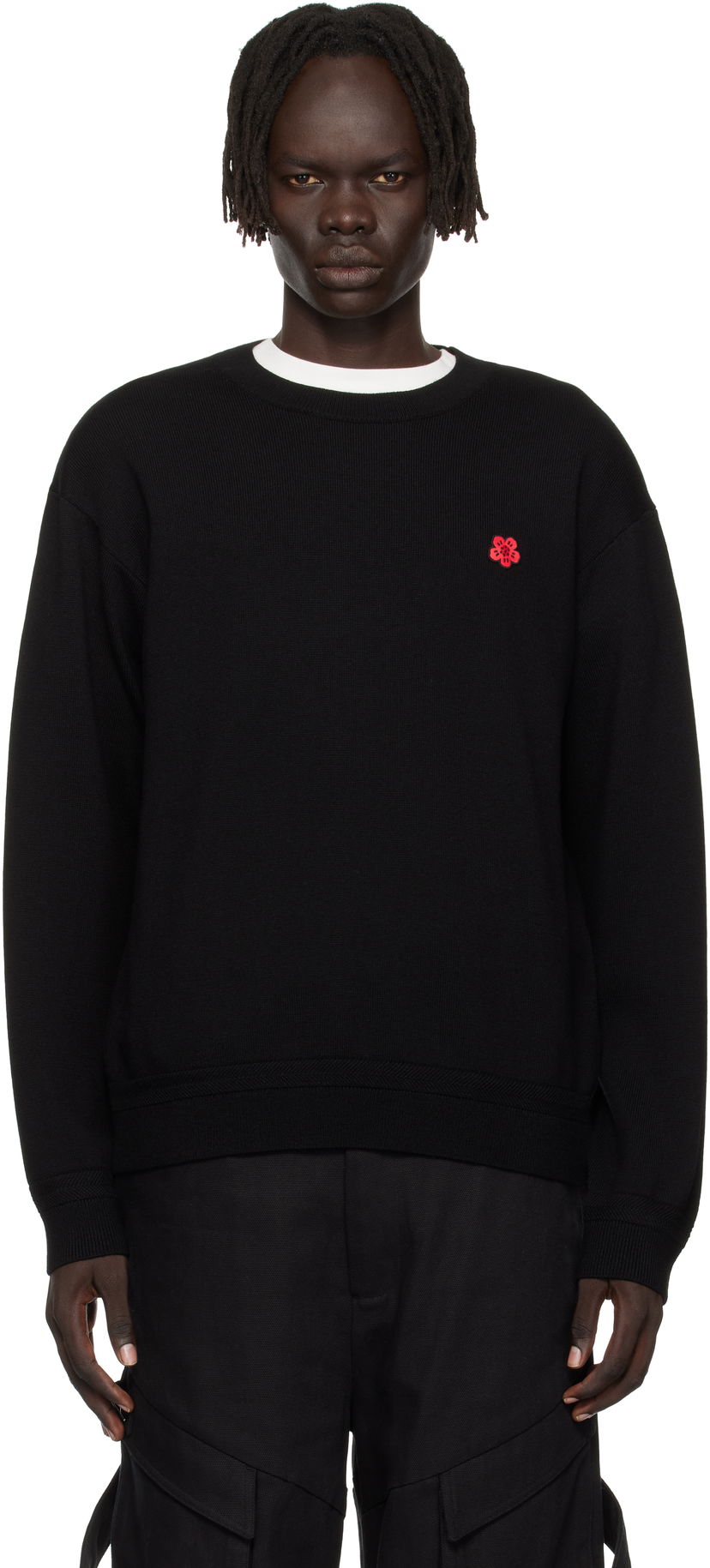 Sweater KENZO Kenzo Paris 'Boke Flower' Crewneck Sweater Sort | FF65PU7593LB