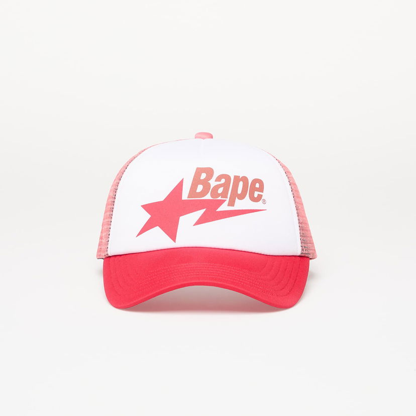 Kasket BAPE A BATHING APE Bape Sta Mesh Cap Lyserød | 001CPL301006MRED