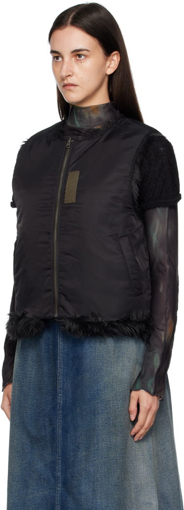 Vest Andersson Bell Andersson Bell Reversible Faux-Fur Vest Sort | awa723u, 3