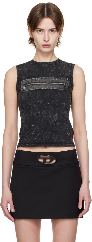 Tanktop Diesel Diesel T-Arted Sleeveless Top Sort | A16623 0AKBU, 0