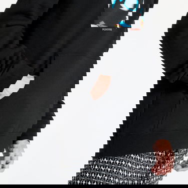 Sweatshirt Pleasures Darklands Hoodie Black Sort | P24F077 BLACK, 2