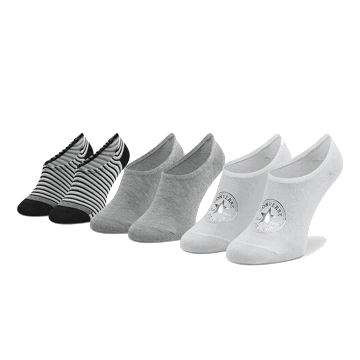 Sokker Converse 3-Pack No-Show Socks Flerfarvet | E1166A-3001, 0