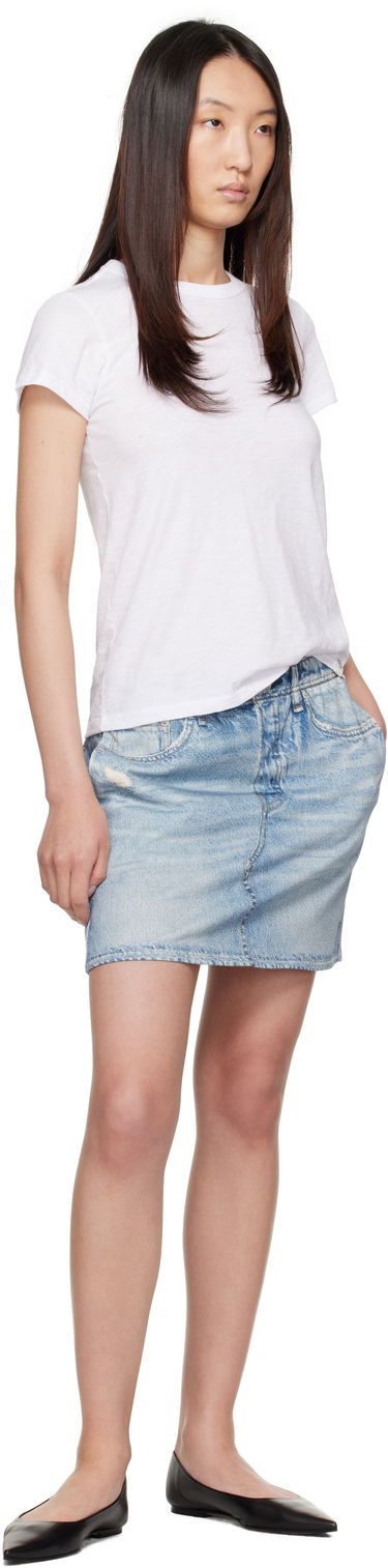 Nederdel rag & bone rag & bone Miramar Terry Miniskirt Blå | WCW25PB0048204, 3