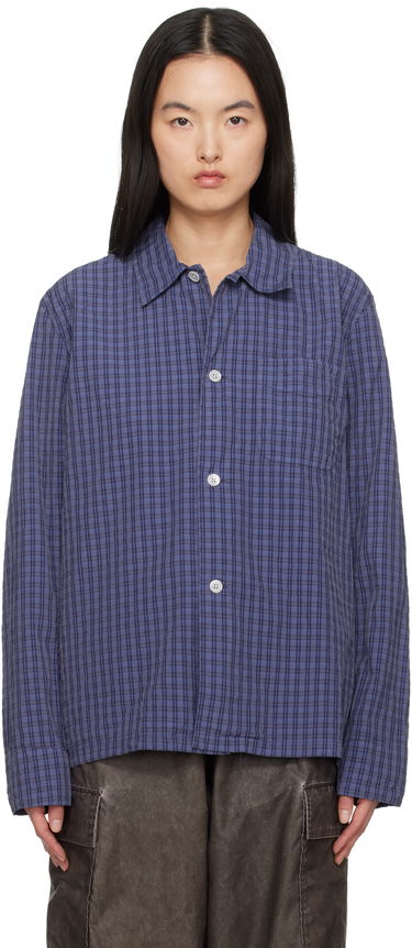 Skjorte OUR LEGACY Our Legacy Box Check Shirt Lilla | M2252BK, 0
