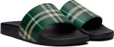 Tilbehør Burberry Burberry Check Pool Slides Grøn | 8113264, 3