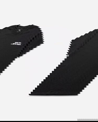 T-shirt Slam Jam Andre Thompson T-Shirt with SLAM JAM CHAOS IS ORDER Print Sort | SJANDRETEE1 BLK, 1